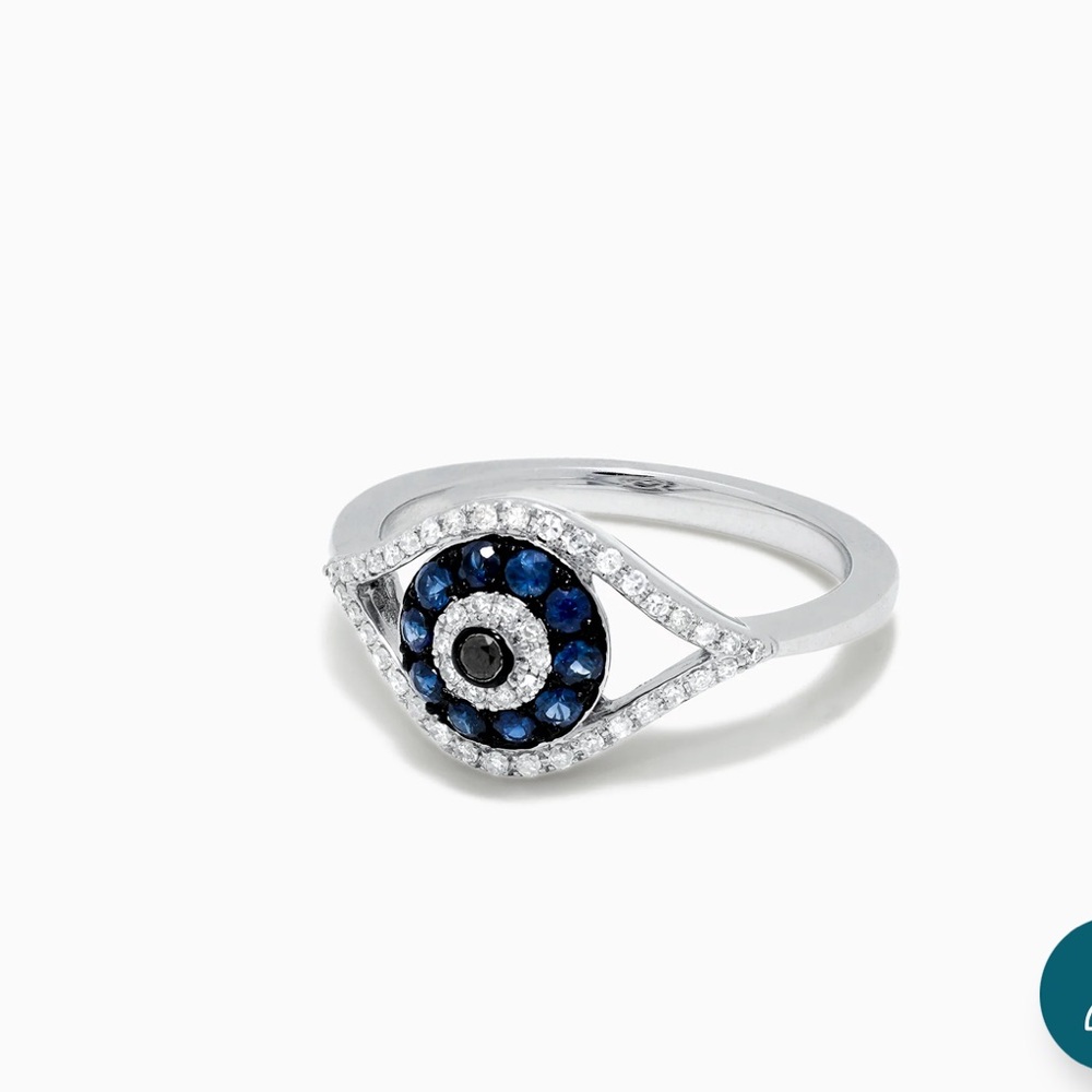 Effy d u p e  Silver Evil Eye Ring - Picture 2 of 10